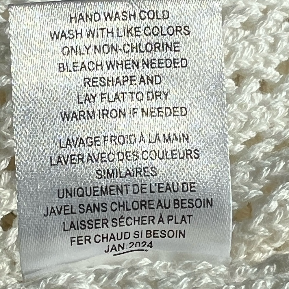 Z SUPPLY Kiami Crochet Sweater XS - Picture 11 of 13